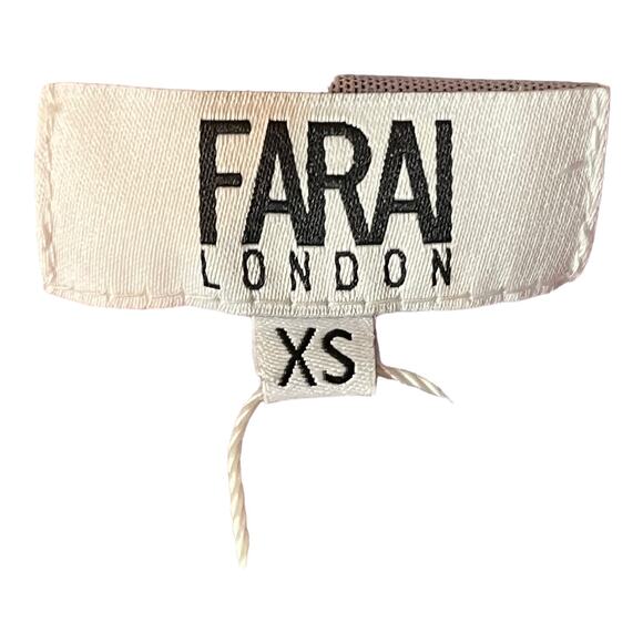 Farai London dress Hera Strapless stretch knit midi X-Small XS - Picture 7 of 9